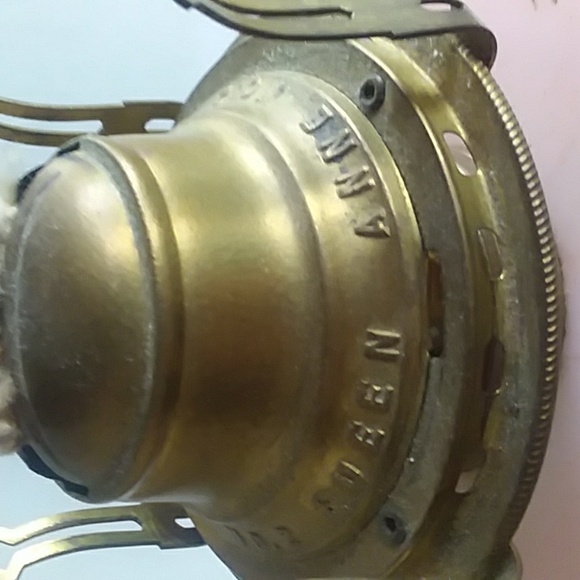 Antique Queen Anne No 2 Oil Lamp Scovill Mfg Co. - Picture 4 of 10